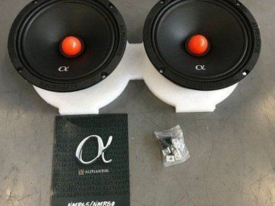 Alphasonik NMR80 Neuron Series 800W Mid-Range Loudspeakers (Pair) Car Audio