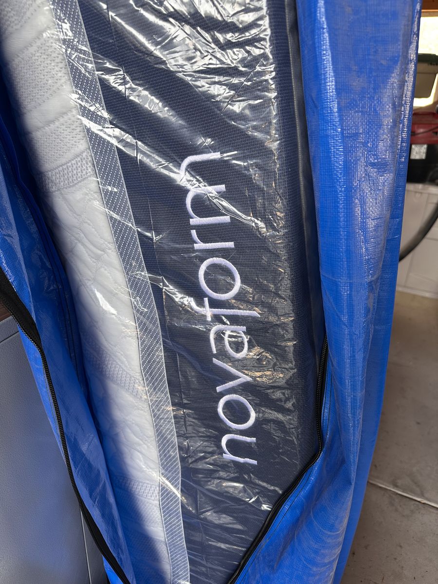 Novaform King Mattress - Clean, Stored Covered, No Stains