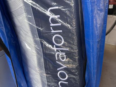 Novaform King Mattress - Clean, Stored Covered, No Stains