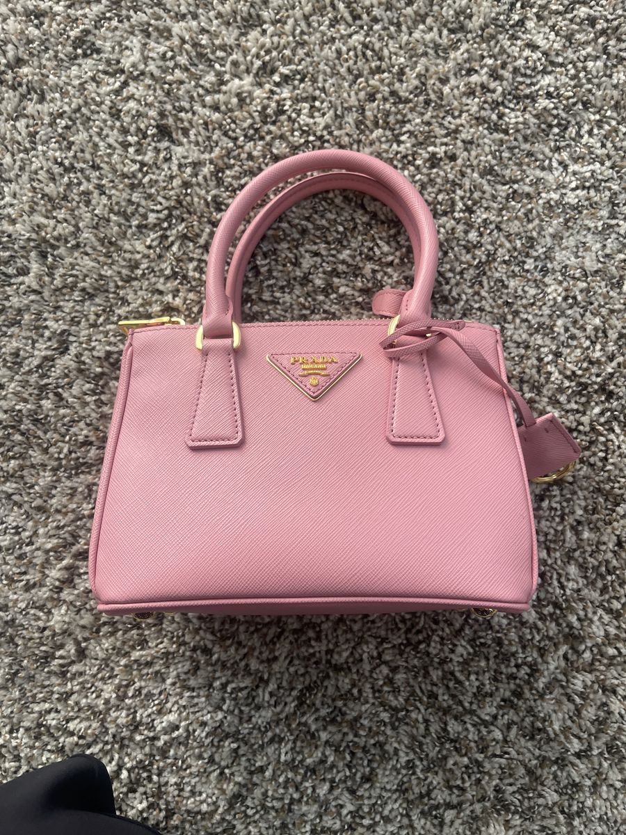 Authentic Prada Gallaria with strap ,box and dust bag