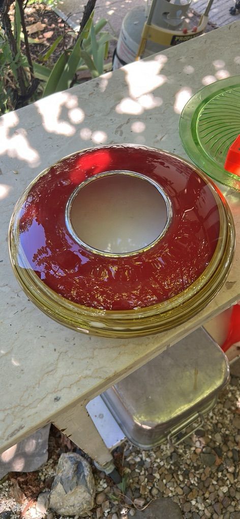 VTG Gartner Blade Art Glass Vase Signed 2002