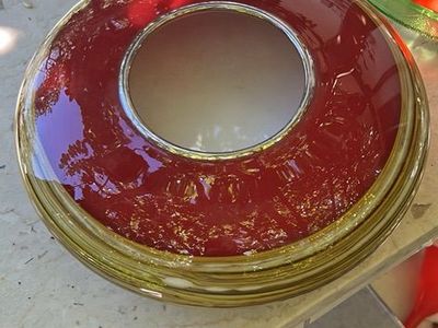 VTG Gartner Blade Art Glass Vase Signed 2002