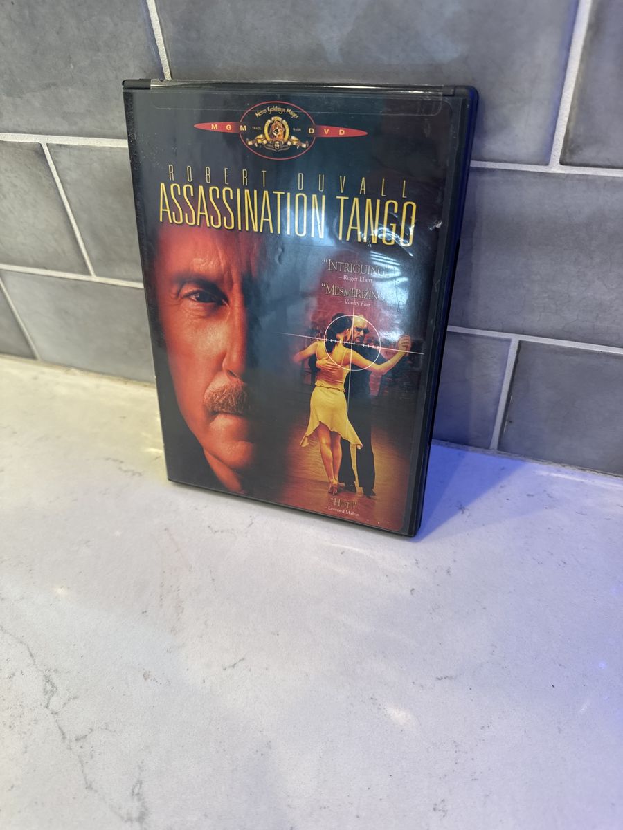 Assassination Tango DVD, Robert Duvall, Metro-Goldwyn-Mayer, Crime Thriller, "Intriguing" Roger Ebert