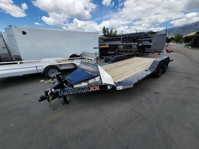 2026 RawMaxx 18' SLX 10K Car Hauler Flatbed Traile