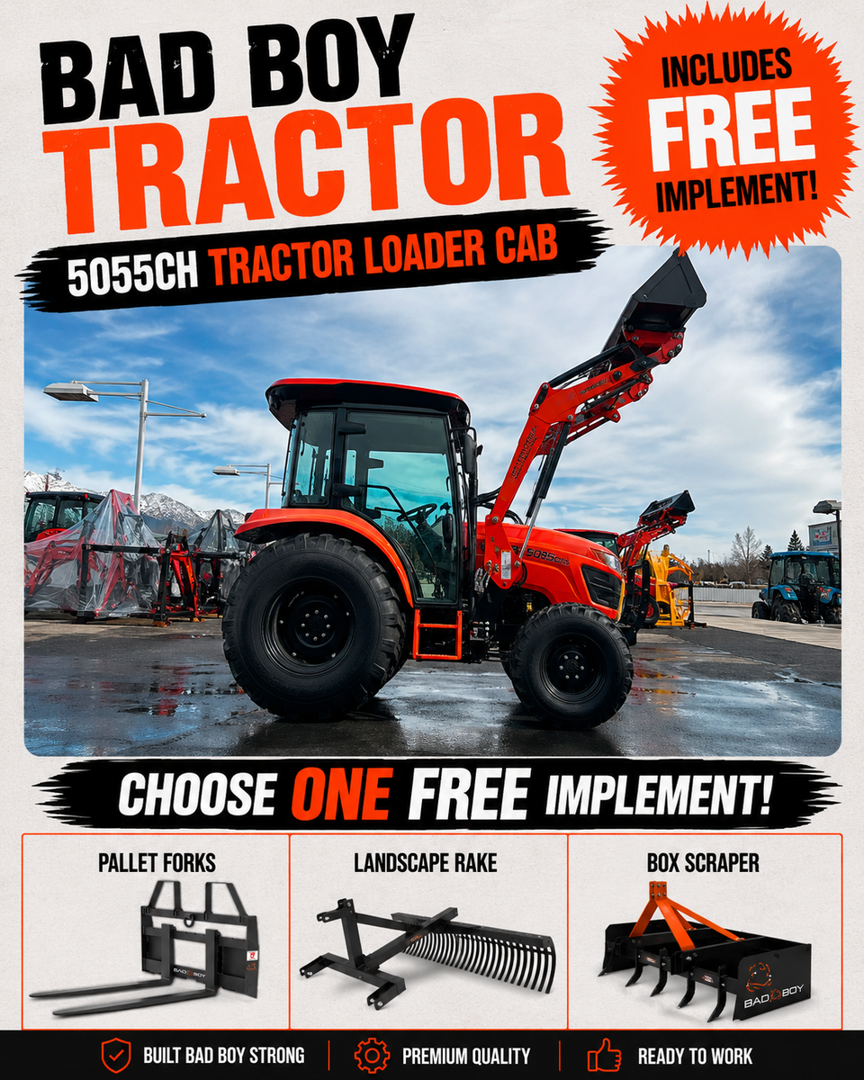BAD BOY 5055CH TRACTOR LOADER CAB