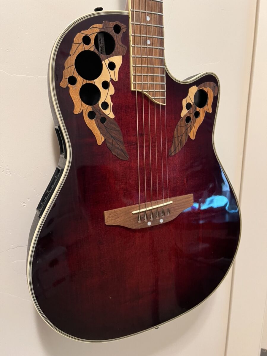 Ovation USA Acoustic-Electric Guitar (2003) – OP-24+ Preamp - with Gig Bag