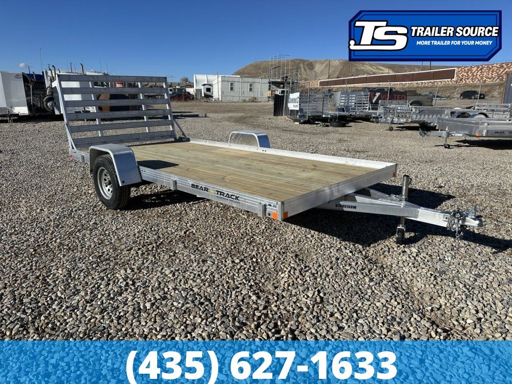 7x14 Bear Track BTU-W Aluminum Utility Trailer - 3.5K GVWR -
