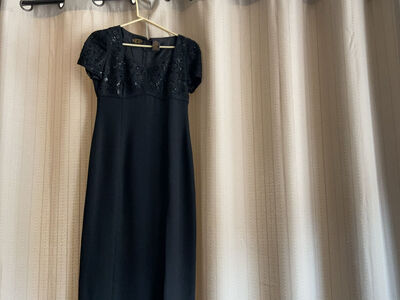 Liz Claiborne Black Women Dress Petite Size 8