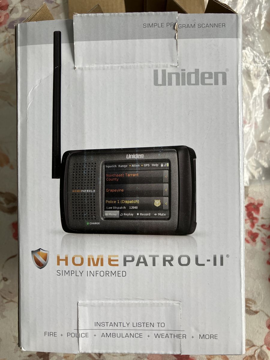 New Uniden Homepatrol 2 Multi-band Scanner Radio