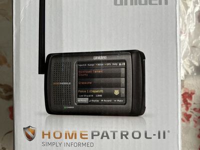 New Uniden Homepatrol 2 Multi-band Scanner Radio