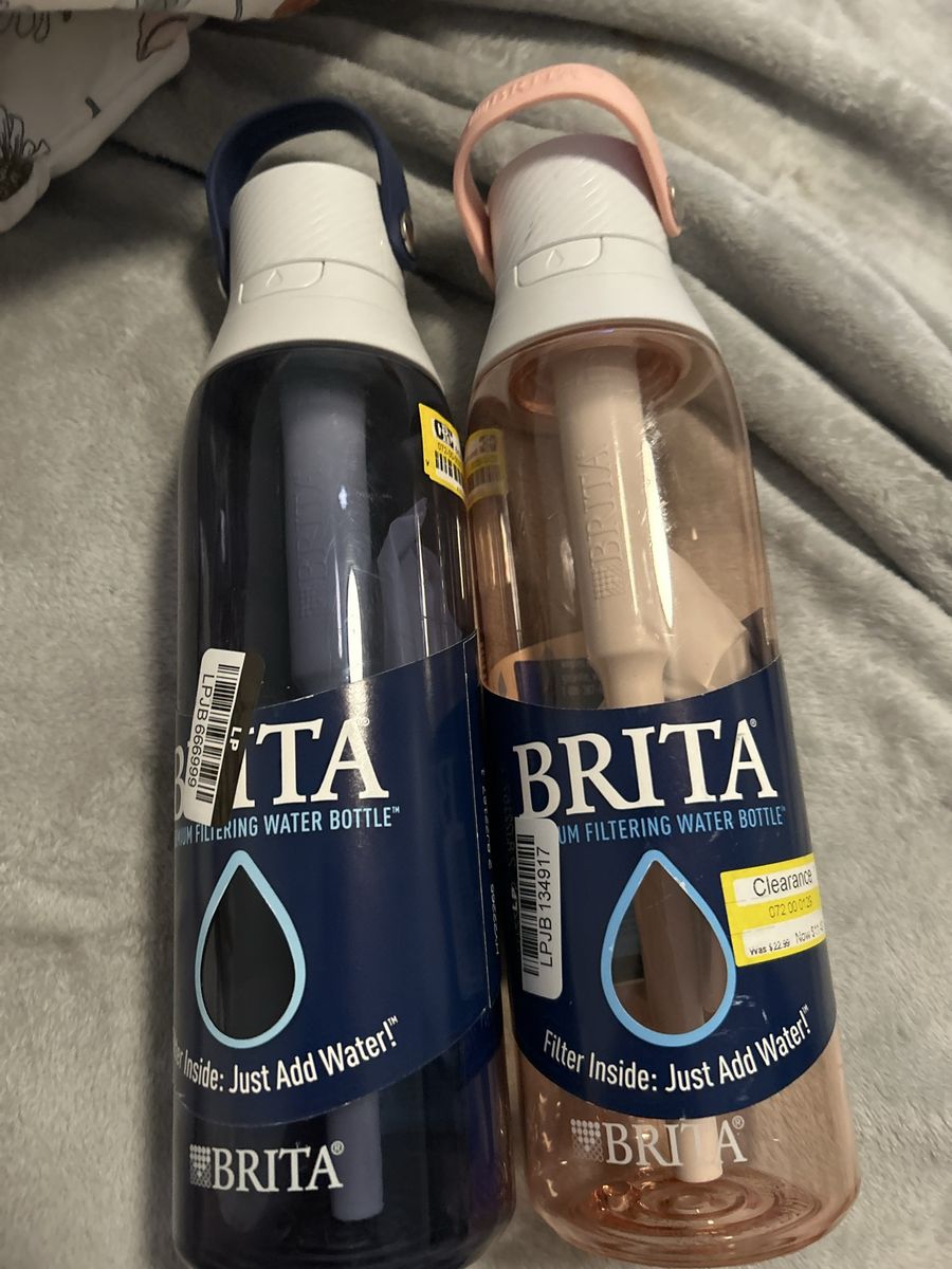 Brita Premium Filtering Water Bottle Lot (Blue and Pink)
