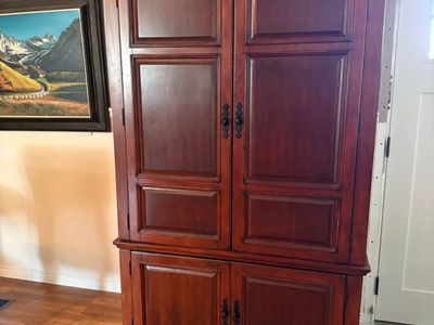 Beautiful wood cabinet