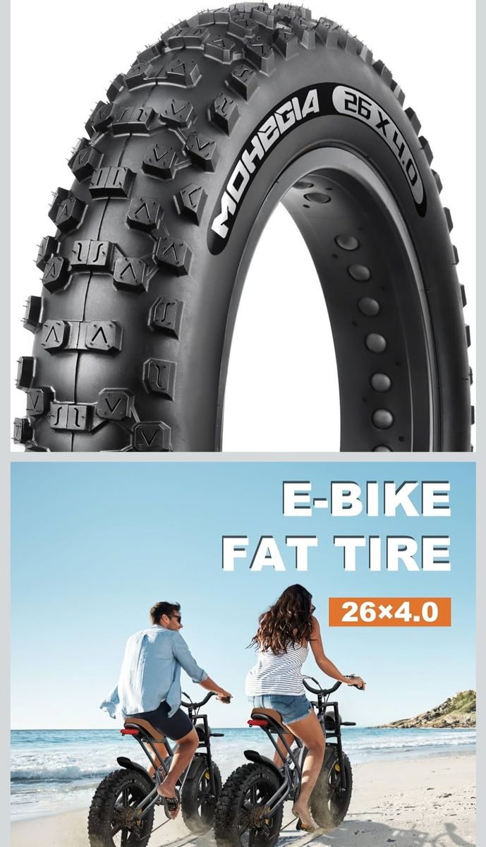 26x4.0 E-Bike Tire and 2 Self Sealing Innertubes. Comes with plastic trimmer blades
