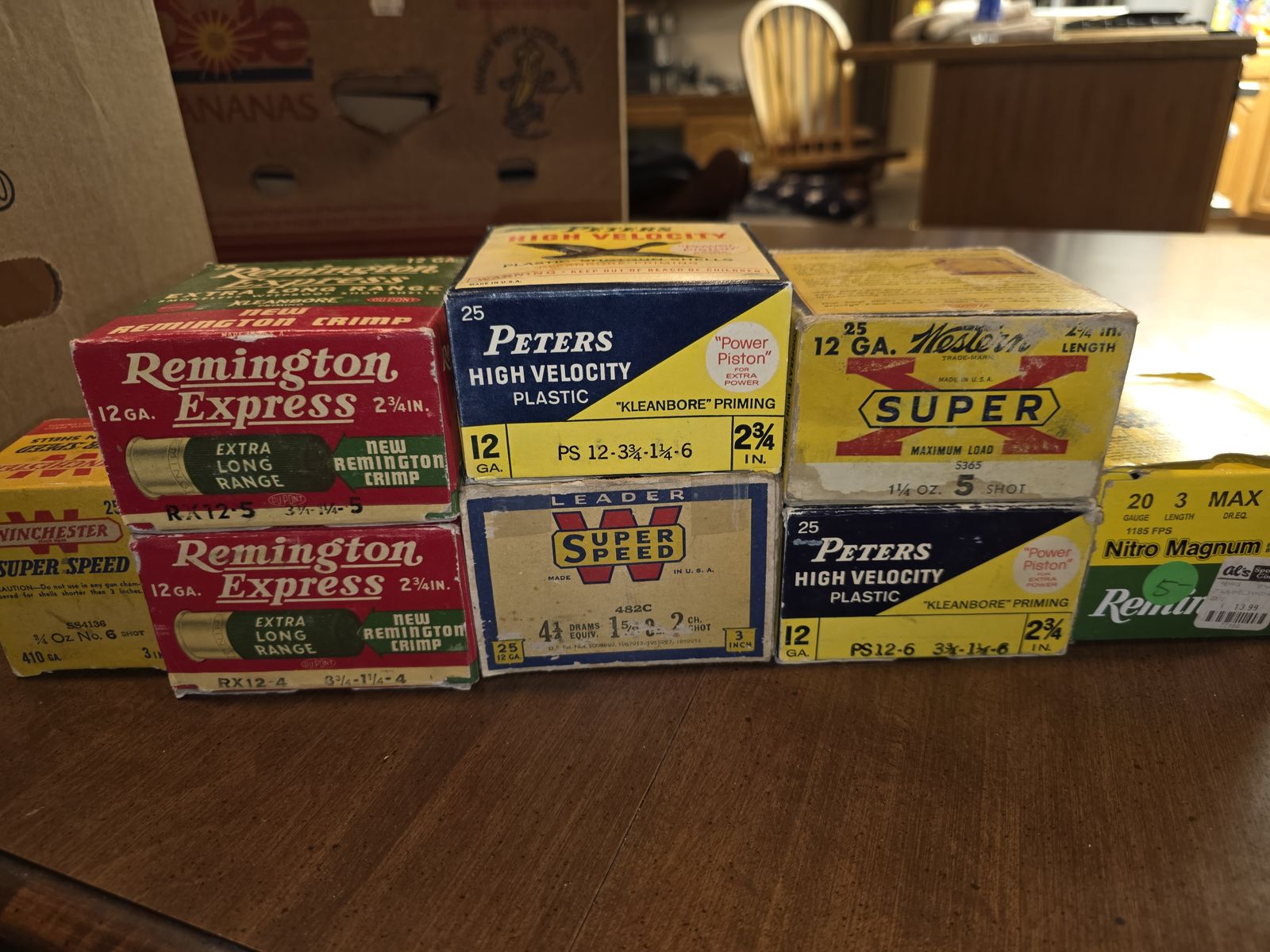 Shotgun shells vintage lead
