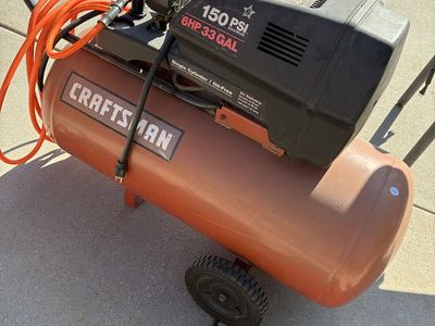 Craftsman 33 Gallon 6 HP 150 PSI Oil-Free Air Compressor