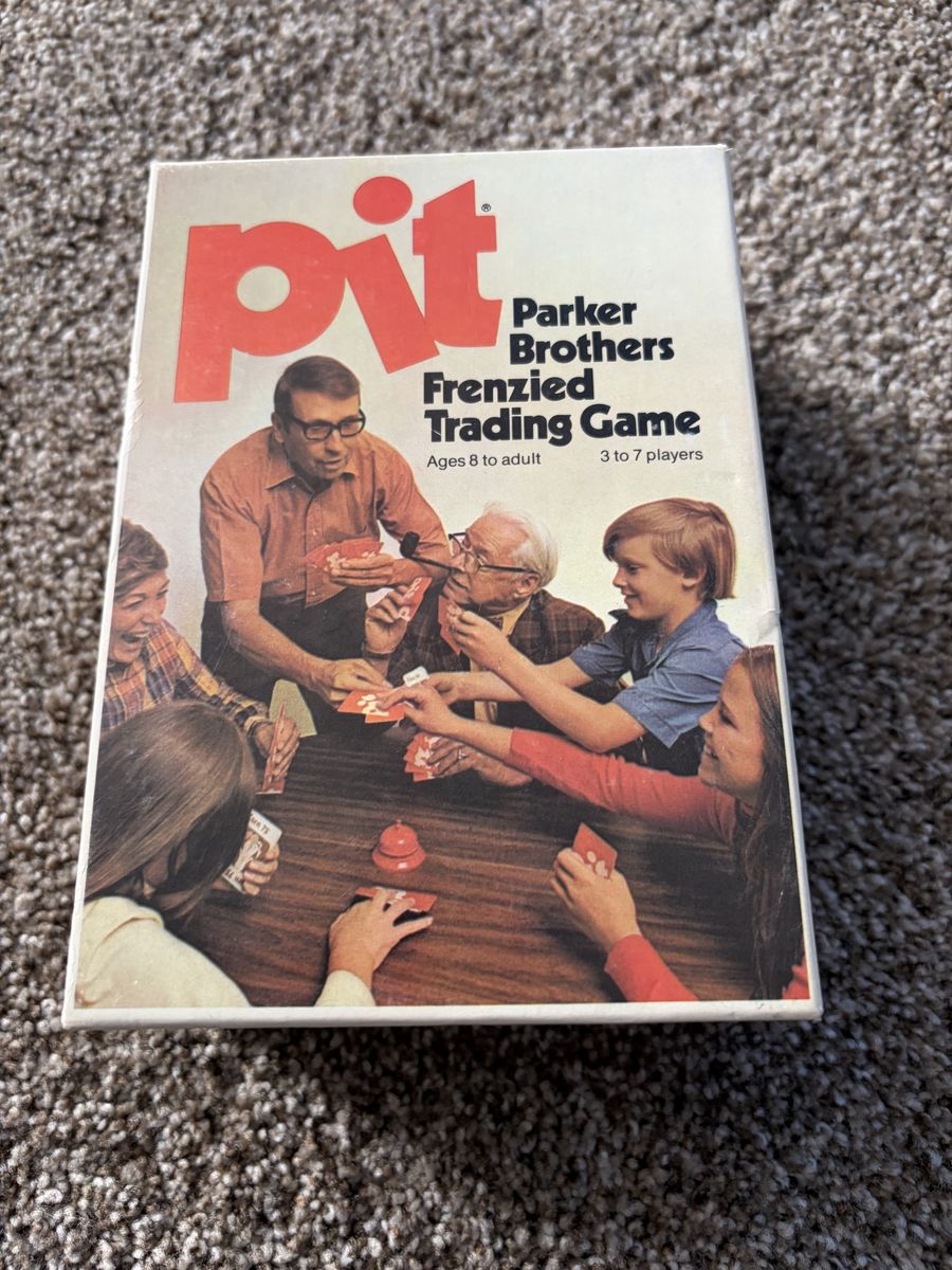 Vintage Parker Brothers Pit Trading Game