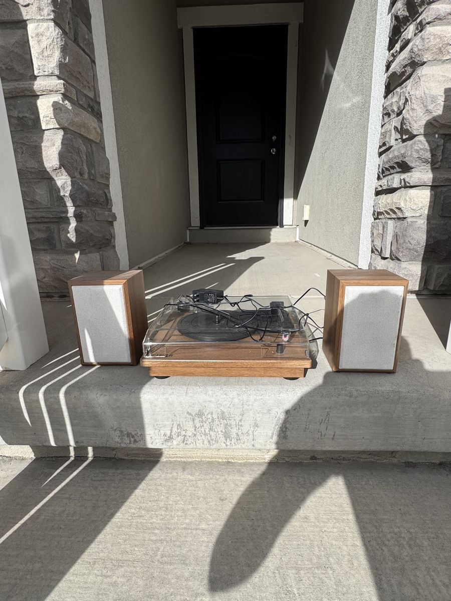 Victrola Kingfield All-in-One Bluetooth Record Player with Speakers