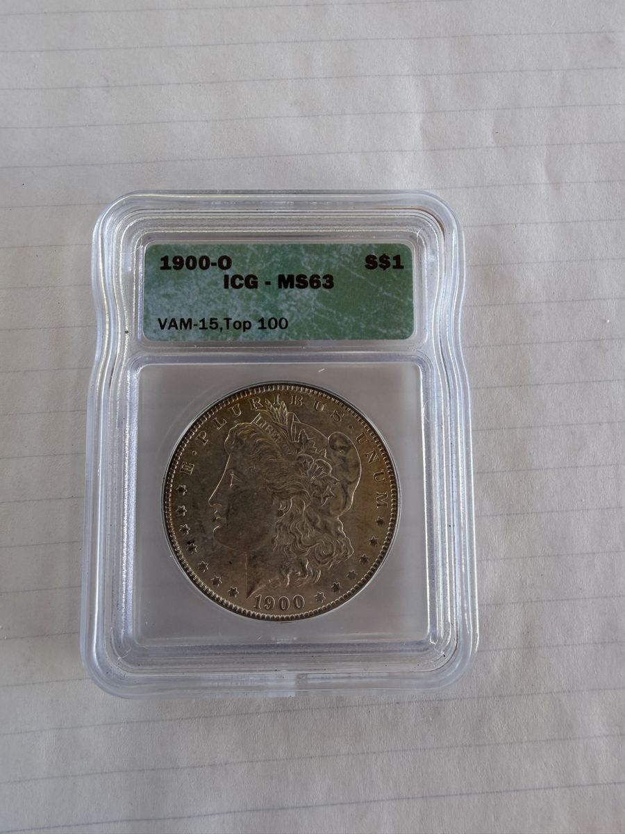 1900-O Morgan Silver Dollar ICG MS63 VAM-15 Top 100