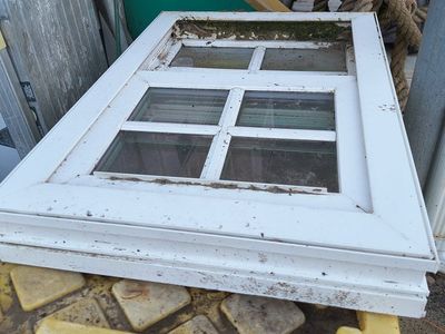 17.5 wide x 24.5 high vinyl window