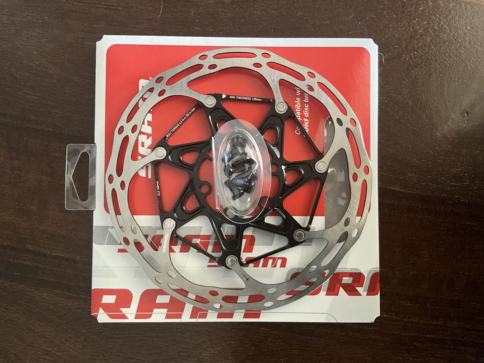 SRAM Rotor Centerline 2-piece Black rounded