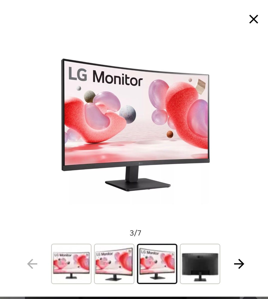 Brand new LG 32" curved monitor