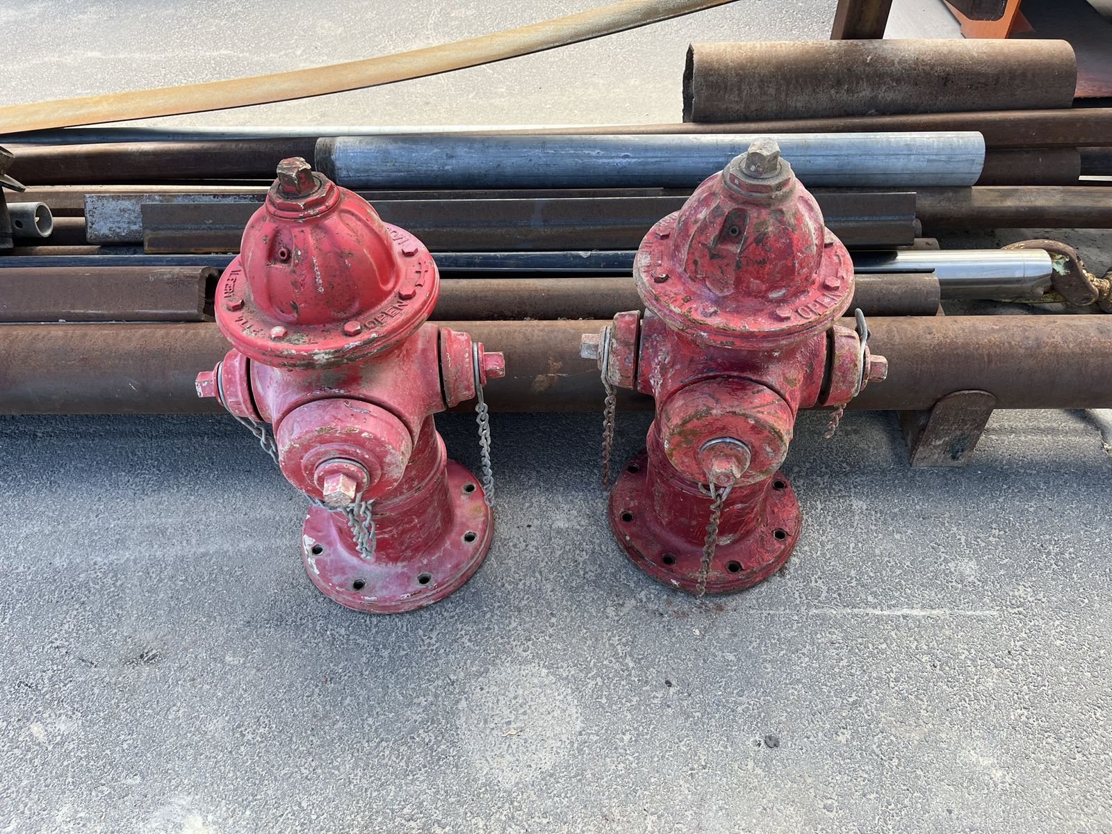 2 Non Working Fire Hydrants