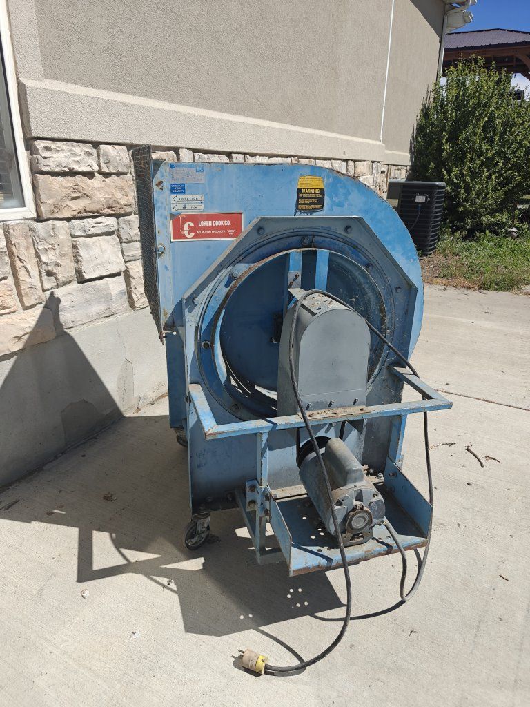 Loren Cook Co. Industrial Blower Fan - Air Moving Products - Heavy Duty Commercial Exhaust Fan