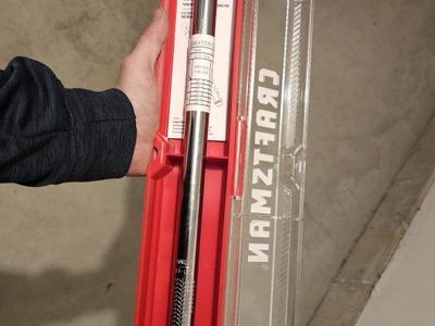 Brand new Craftsman 1/2 drive torque wrench