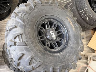 Used tires and wheels off a 2017 Polaris RZR 900 4-Seater