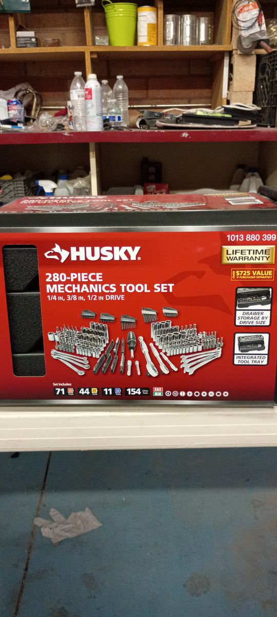Husky 280 Piece Mechanics Tool Set