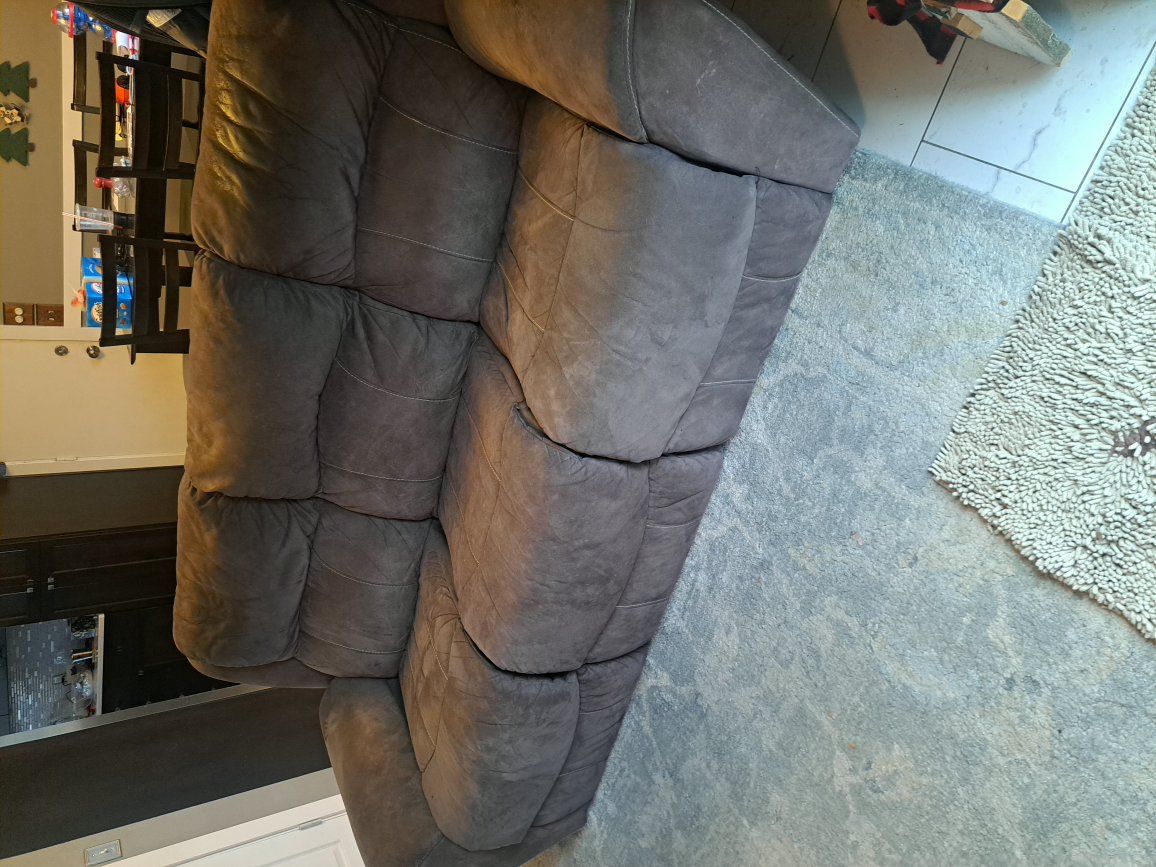 reclining couch and love seat