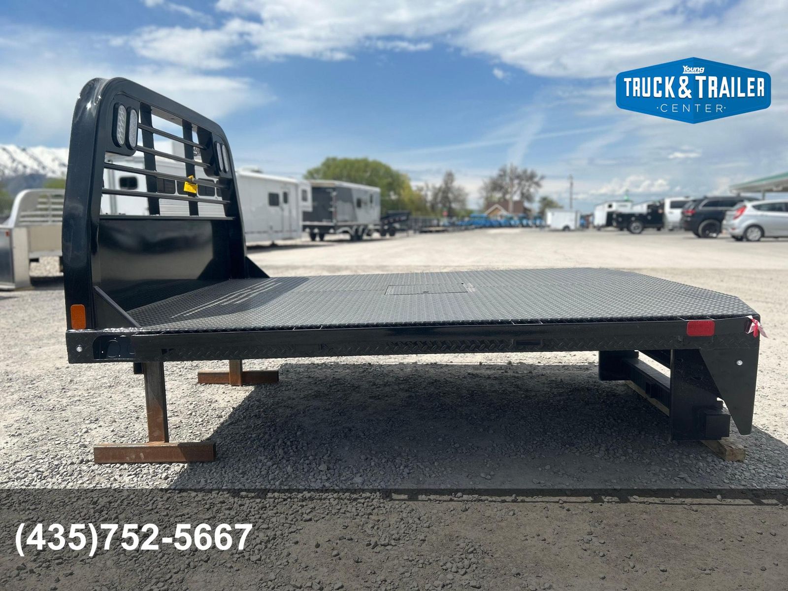 CM RD 7X8.6 Steel Flatbed for Single Wheel Longbed