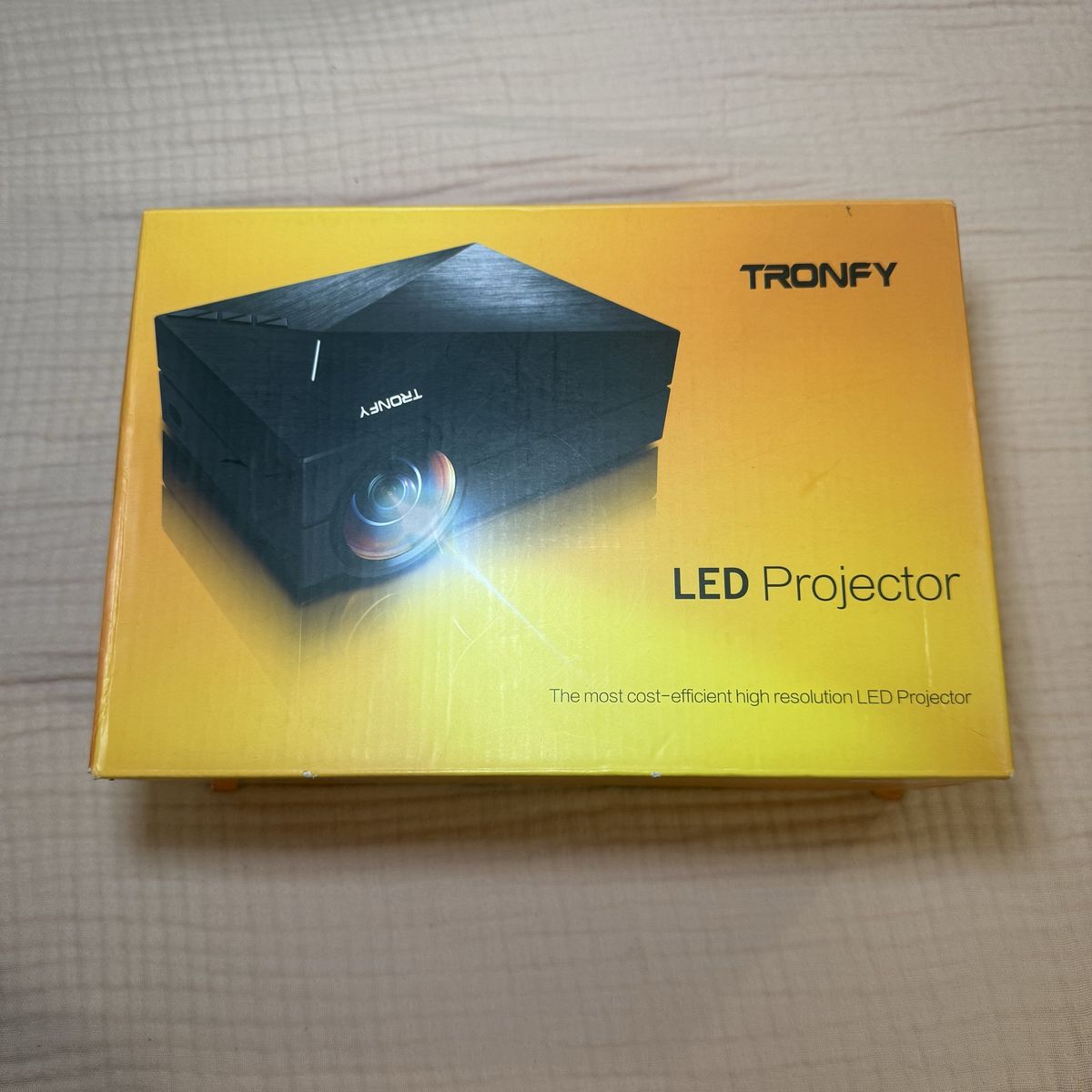 TRONFY LED Projector - High-Resolution, Cost-Efficient, Compact Design