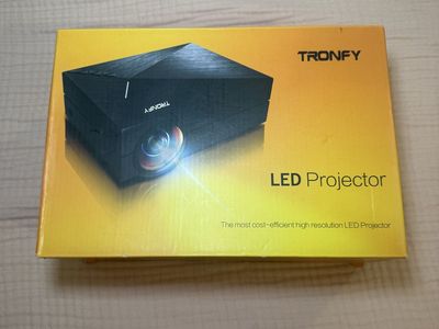TRONFY LED Projector - High-Resolution, Cost-Efficient, Compact Design