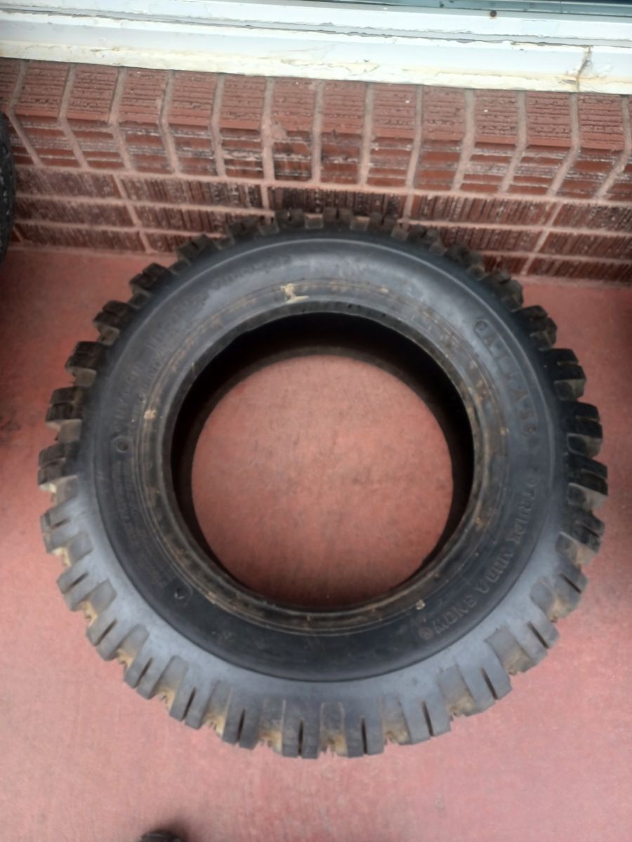 Tire, New, Atlas Traction Tire, Tubeless 10-16.5LTD
