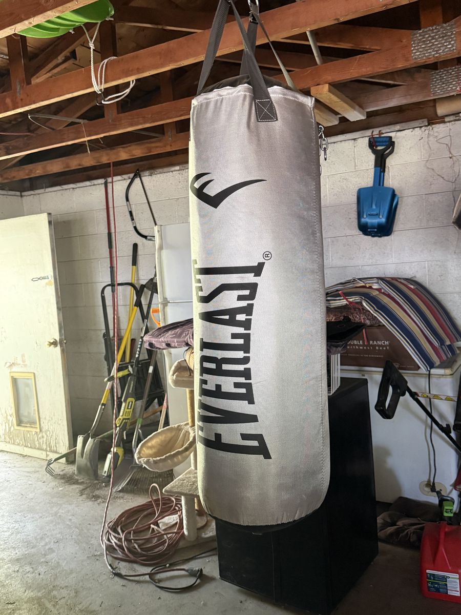 Everlast Heavy Punching Bag - Grey
