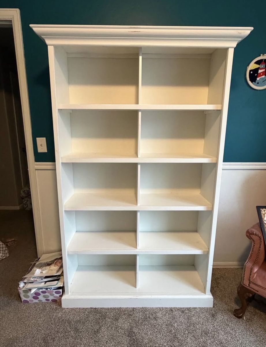 Tall bookshelf