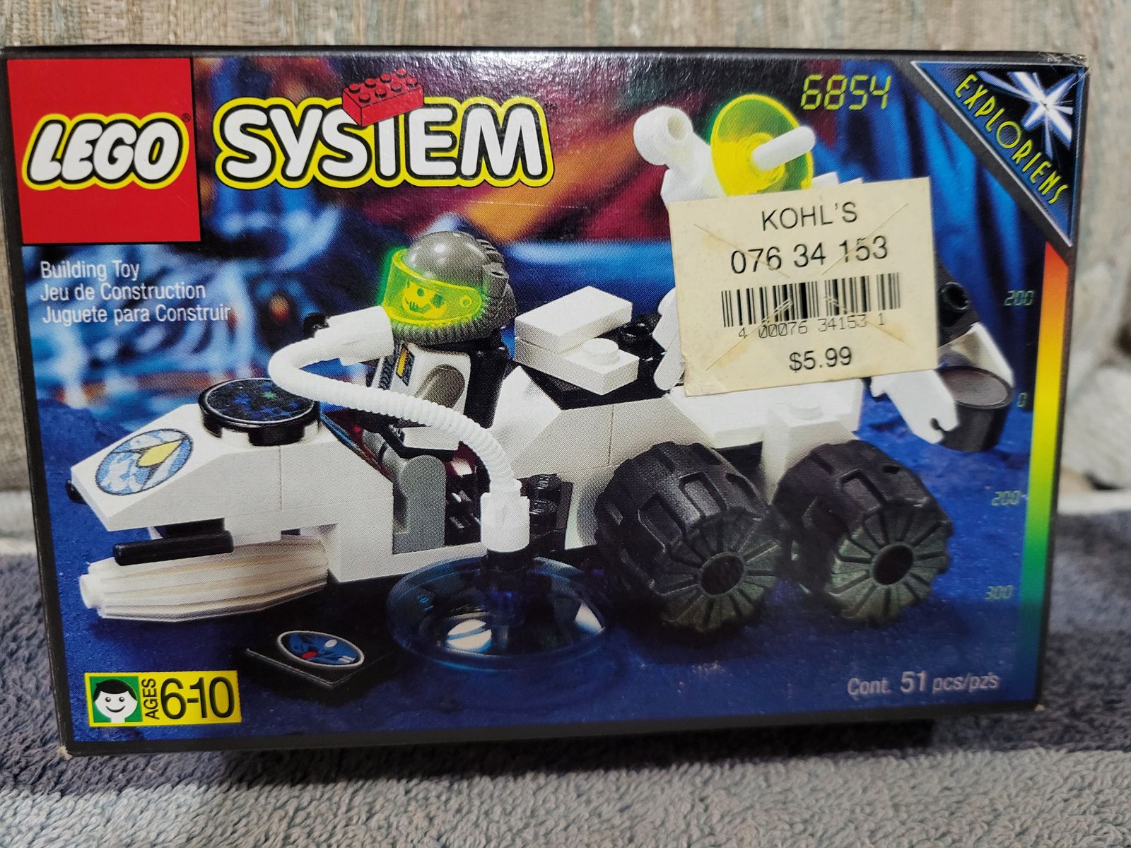 LEGO EXPLORIENS  ALIEN FOSSILIZER   1999 ISSUE