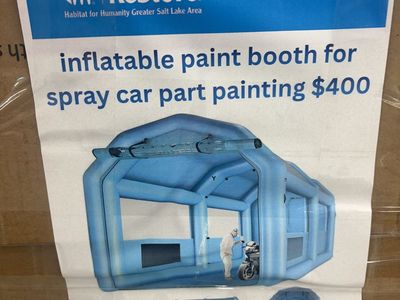 Inflatable Spray Paint Booth for Automotive Parts & Vehicles