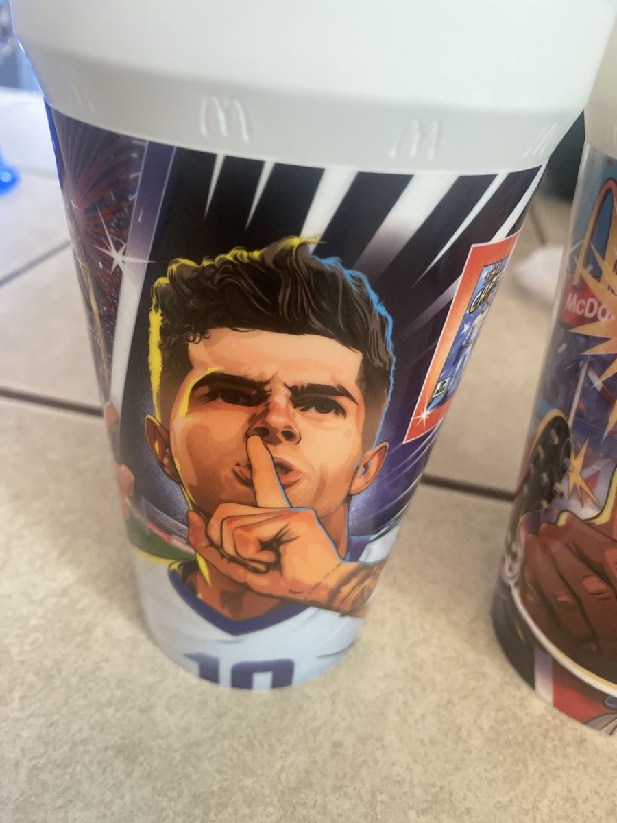 McDonald's Christian Pulisic Soccer World Cup Souvenir Cup -
