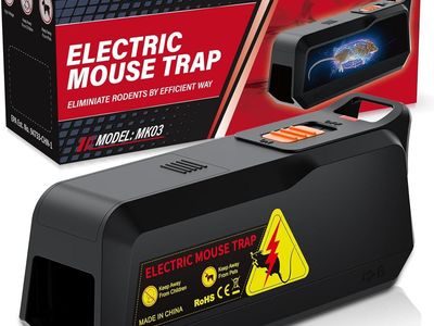 NEW Electric Mouse Traps Indoor for Home with Powerful Voltage, Effective Electronic Mouse Trap Zapper, No-Touch Disposal