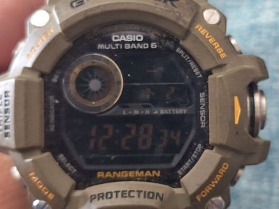 Casio G-Shock Rangeman Multi Band 6 GW-9400 Triple Sensor Olive Green Watch