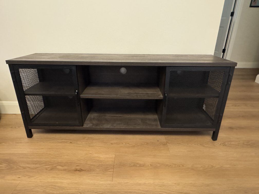 Rustic Industrial Style TV Console