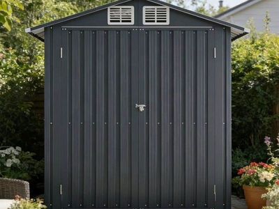 Metal Outdoor Storage Shed (New)