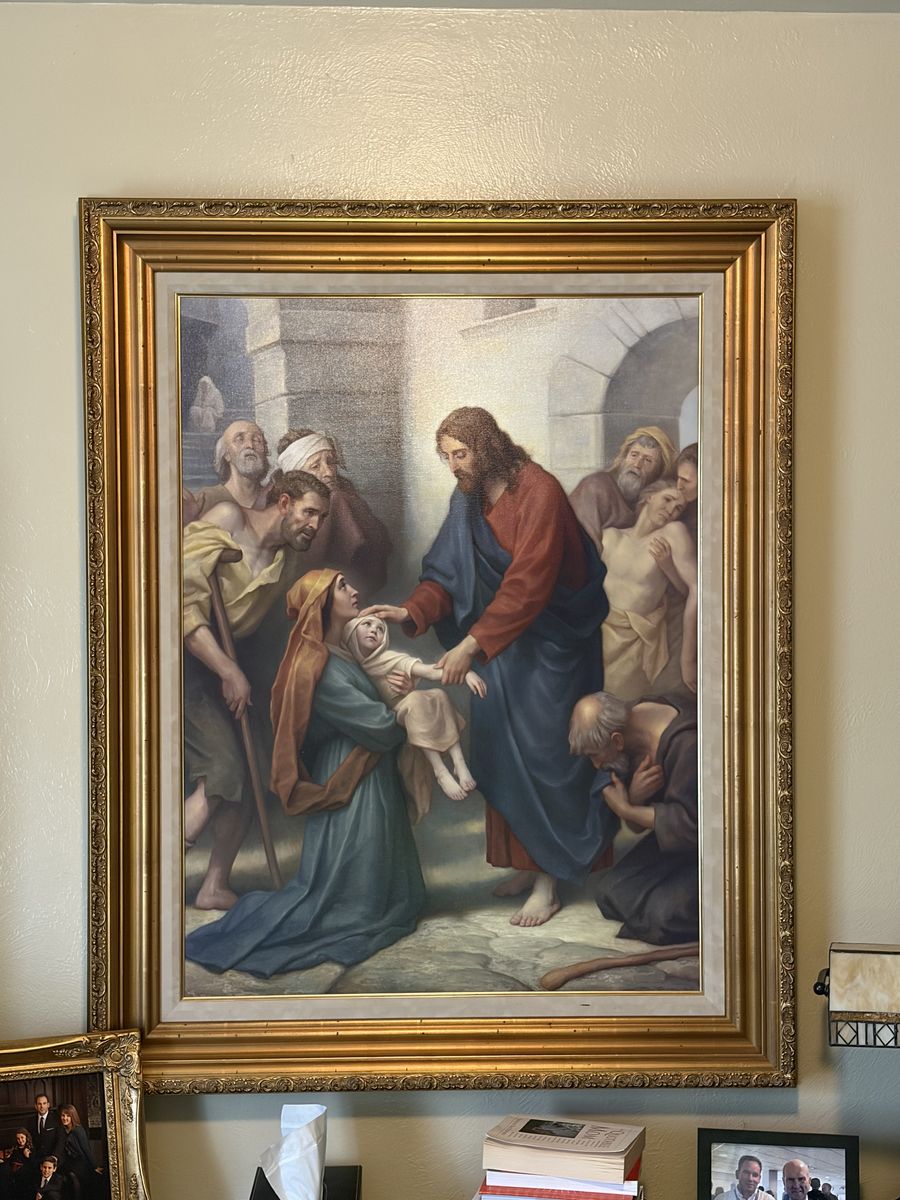 Framed Print Of Christ Healing The Sick