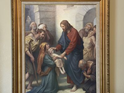 Framed Print Of Christ Healing The Sick