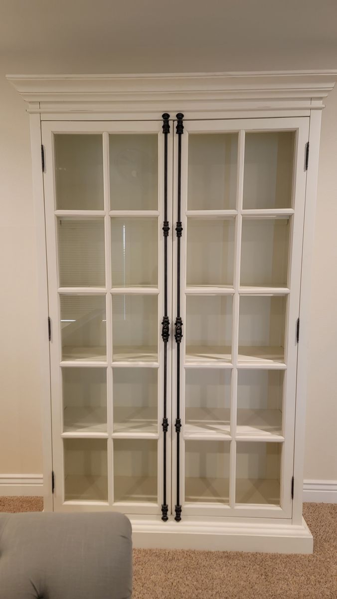 Wood Cabinet with Oak Finish from Restoration Hardware