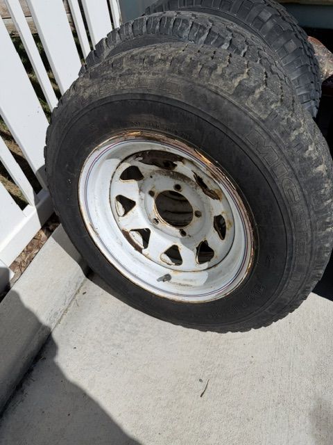 5.5x5 Jeep 4 Wheels and Tires. 16"