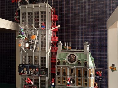 Lego Marvel Dr. Strange Sanctum and Spider-Man Daily Bugle sets