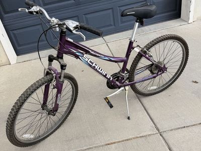 Schwinn Aluminum Comp Mountain Bike Purple Women's